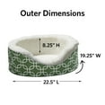 thumbnail image 5 of MidWest Homes for Pets QuiteTime Teflon Nesting Dog/Cat Pet Bed, Green, 25 in, 5 of 7