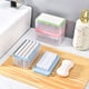 thumbnail image 4 of Matsuzay Caja de espuma para baño, antideslizante, caja de drenaje para limpieza de ropa, contenedor de plástico multifuncional para encimera Suministros de limpieza para el hogar Verde Matsuzay HA063621-02, 4 of 6