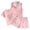 style-16 Pink, variant on Gubotare Girls' Short Sets Toddler Girls Outfit Sets Toddler Kids Baby Girls Summer Cute Tie-dye Printed Short-sleeved Clothes (White,Size 6-9 Months)