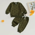 thumbnail image 2 of REgarm Christmas Outfit Toddler Baby Boy Girl Crewneck Pullover Christmas Tree Sweatshirt Jogger Pants 2Pcs Fall Winter Outfits,18-24 Months, 2 of 5