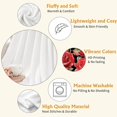 thumbnail image 2 of Rose Throw Blanket 50x60 Red Floral Blanket Blanket for Couch Sofa Bed Soft Cozy Lightweight Fuzzy Plush Fleece Blankets Black Spring Summer Flower Decorations Blanket 50 by 60, 2 of 6