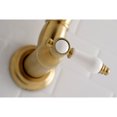 thumbnail image 4 of Kingston Brass KS3107BPL Bel-Air Wall Mount Pot Filler Faucet, Brushed Brass, 4 of 8