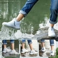 thumbnail image 7 of Anti-Slip Waterproof Shoe Covers, Rain Shoe Covers, Shoe Covers for Rain, Reusable Non-Slip Foldable Shoe Covers for Men Women Outdoor Cycling Camping Travel (Small,White), 7 of 7