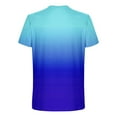 thumbnail image 5 of EOYWHK Big and Tall Athletic T-Shirts for Men Casual Basic Tees Muscle Fit Gradient Color Short Sleeve Workout Gym Basketball Shirts Clearance,M-5XL, 5 of 5