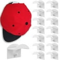 thumbnail image 1 of Hat Hooks for Wall Adhesive Hat Rack for Baseball Caps  Cap Organizer Holde  No Drilling, 1 of 7