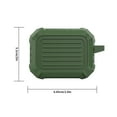 thumbnail image 5 of fastboy Earphone Silicone Case Cover Anti-shock Wireless Headphone Charging Case Shell Replacement for AirPods 3 Green, 5 of 5
