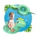 thumbnail image 1 of Inflable Dinosaurio Bebé Verde Salvavidas Flotador Asiento Modelo Verde, 1 of 4