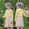 thumbnail image 3 of KAWELL 10 pcs Old Lady Costume for Kids,100 Days of School Costume Old Lady Wig for Girls, Granny Grandma Dress Up, 3 of 8