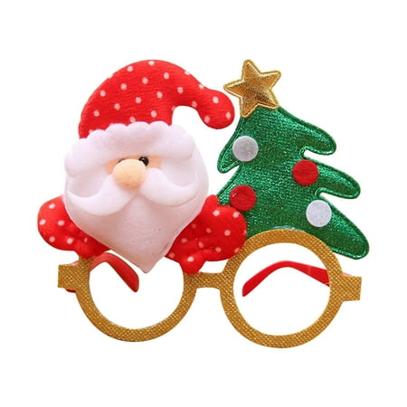 

PhoneSoap Christmas Glasses Frame Decoration Suitable For Christmas Party Holiday Gifts Suitable For Most People
