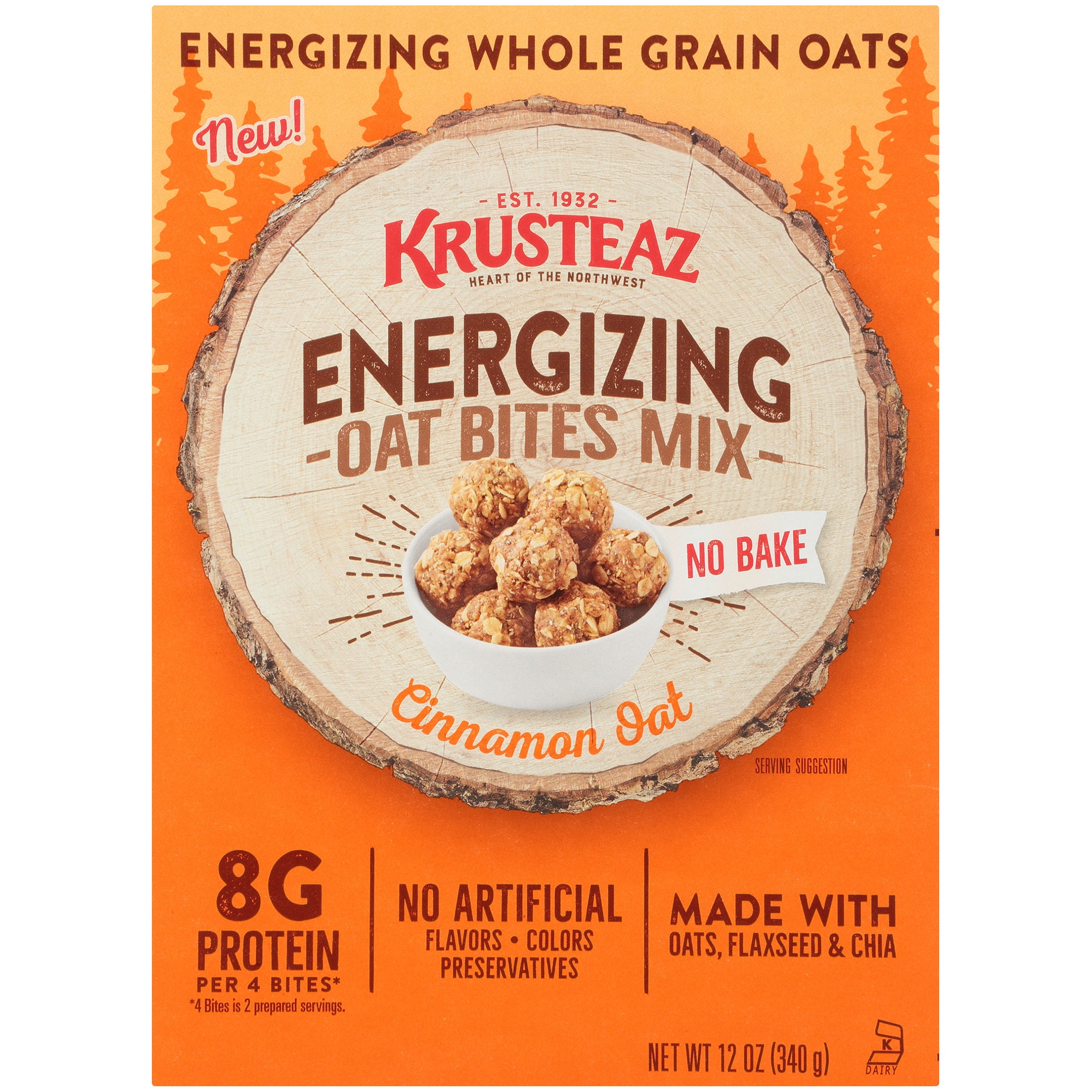 Krusteaz® Cinnamon Oat Energizing Oat Bites Mix 12 oz. Box Walmart