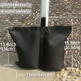 thumbnail image 2 of SEWACC 4Pack Tent Weight Black Stability Support for Gazebo Usage, 2 of 4