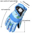 thumbnail image 3 of Gubotare Winter Gloves for Boys Girls Boys Girls Soft Warm Wool Lined Gloves Full Finger Children Snowboard Gloves for Boys Girls (Blue,Medium), 3 of 4