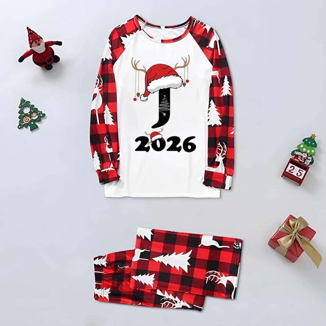 WILLBEST Pijamas Navideñas a Juego Para Toda la Familia, Pijamas Para Bebé Con Temática Navideña, Ropa de Estar Cómoda en Casa, Conjunto Estampado