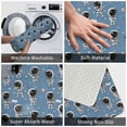 thumbnail image 4 of Xecao Astronaut print Flannel Mat: Non-slip, 16x24in. Ideal for kitchen, bedroom, bath & living room., 4 of 9