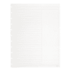 TUL Custom Note-Taking System Discbound Refill Pages, 8.5" x 11" Letter Size, Margin Ruled, 100 Pages (50 Sheets) White