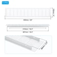 thumbnail image 2 of Unique Bargains 20 x 4 Inch Door Air Vent Cover, 2 Pcs Heavy Duty Grille Ventilation, 2 of 7