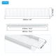 thumbnail image 2 of Uxcell 20 x 4 Inch Door Air Vent Cover, 2 Pcs Heavy Duty Grille Ventilation, 2 of 7