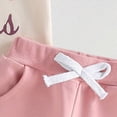 thumbnail image 4 of NOLDARES Baby Girl Clothes Toddler Girl Summer Outfits Shirts Tops Shorts Set Little Girl Clothes(Red,6-12 Months), 4 of 8