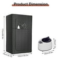 thumbnail image 2 of XIANERS Sauna Box, Portable Steam Sauna, Portable Sauna for Home, Sauna Tent with 2L Steamer, 9 Levels, 66"x 30"x 39", 2 of 7