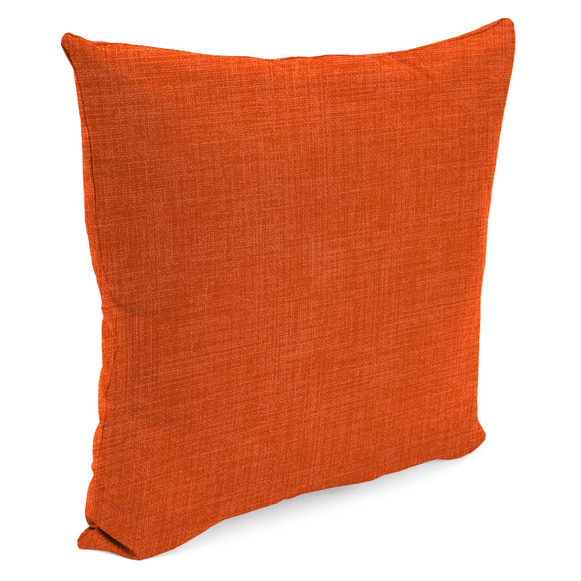 Jordan Manufacturing 17" x 17" Celosia Praline Rust Crosshatch Square Outdoor Throw Pillow (2 Pack)