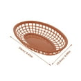 thumbnail image 2 of Masteelf 12pcs Plastic Serving Baskets Reusable Fast Food Baskets Chicken Burgers Baskets, 2 of 8