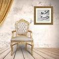 thumbnail image 3 of Atelier B Art Studio 27x26 Gold Ornate Wood Framed with Double Matting Museum Art Print Titled - Silhouette of birds, 3 of 4