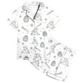 thumbnail image 4 of LIUYUNNN Kids Boy Pajama Set Cartoon Egg Button Down Tops Set Sleepwear Loungewear Set Boys Size Clothes 8-9 Years Boys Girls Fall Outfits, 4 of 4