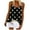 Black womens tops summer, variant on USSUMA Womens Tops Dressy Casual Summer Sleeveless Marble Print Pleated Flowy Shirts for Women Trendy Spaghetti Strap Cami Tank Round Neck T-Shirts Blouses for Women Plus Tunic