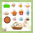 thumbnail image 2 of Kids Play Kitchen Toys Set , Pretend Play Food Toys for Toddlers, Plastics Pizza Accessories with Basket, Gifts for Boys Girls, 2 of 6