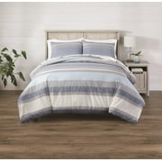 Better Homes & Gardens 3-Piece Bold Blue Stripe King Comforter Set