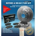 thumbnail image 1 of DK1281-8 Rear Rotors and Ultimate HD Ceramic Brake Pads Kit, 1 of 8