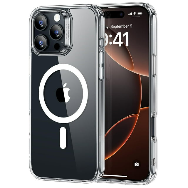 Funda de teléfono ESR para iPhone 16 Pro Max con MagSafe Clear