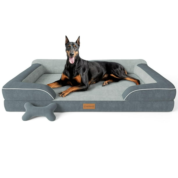 Cama para perros CWAWZ XXL para perros extragrandes, gel refrescante ortopédico