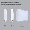 thumbnail image 2 of Gorros para patas de silla, gorros para pies, almohadillas para pies de muebles de silicona, suelo para silla antiarañazos, 36 Uds. kaili Sencillez, 2 of 5
