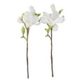 thumbnail image 1 of KAKOWELY 2 piezas de magnolia de imitación, decoración creativa de flores falsas para el hogar y el jardín., 1 of 5