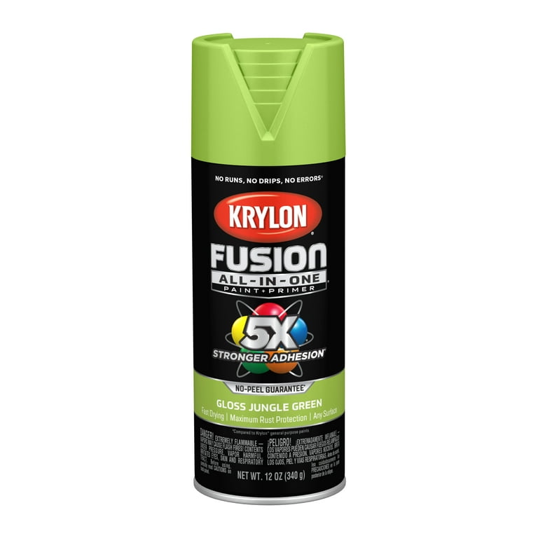 Krylon K02712007 Krylon Fusion All-In-One Jungle Green Gloss