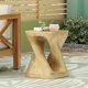 thumbnail image 3 of Mesa lateral de forma distorsionada, textura de madera imitada, color natural, 3 of 5
