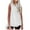 White, variant on REORIAFEE Womens Tank Tops Loose Fit Athletic Sleeveless Tops Crewneck Tanks Irregular Hem Button Up Shirts Solid Print Pullover High Low Wide Strap Vest Summer Going Out White