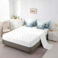 thumbnail image 5 of jejeloiu Cartoon Turtle Bedding Comforter Set 7pcs,Watercolor Sealife Coral Queen Bedding Sets,Ocean Sea Shell Queen Sheet Sets For Girls,Lightweight Bedroom Decoration Reversible, 5 of 8