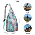 thumbnail image 3 of Boho Fashion Sling Backpack - Vintage Floral Shoulder Bag, Lightweight Travel Daypack, 3 of 4