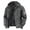 Dark Gray, variant on Mens Jacket Winter Vintage Solid Color Zip Up Warm Fleece Sherpa Lined Coats with Pockets Thermal Coat Army Green L