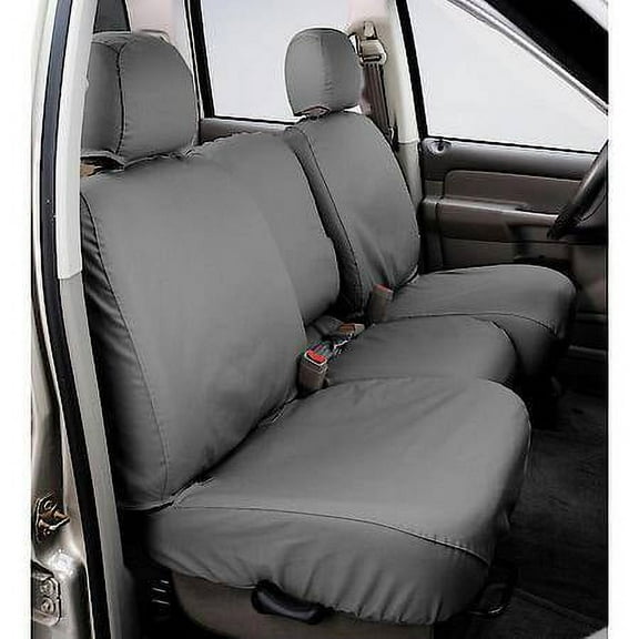 Covercraft SeatSaver Custom Seat Cover Front Row - Polycotton, Grey Fits select: 2004-2010 FORD F250 SUPER DUTY, 2004-2005 FORD F350 SUPER DUTY
