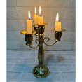 thumbnail image 6 of Baroques Iron Candlestick Holder Antiqued Vintage Candle Stand 4 Arms Candelabra, 6 of 9