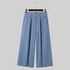thumbnail image 3 of INCERUN 2024 Pantalones de estilo coreano para hombre, pantalones de pierna recta de cintura alta y lisos, pantalones casuales de calle, pantalones sencillos que combinan con todo, tallas S-5XL, 3 of 5