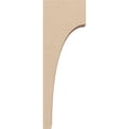 thumbnail image 3 of 2"W x 4"D x 12"H Thin Huntington Rough Cedar Woodgrain TimberThane Corbel, Primed Tan, 3 of 6