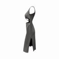 thumbnail image 3 of Vedolay Long Dress Women's Short-Sleeve Maxi Dress,Gray S, 3 of 4