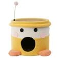 thumbnail image 1 of Cat Scratching Box, Cat Scratcher House Barrel Style Durable Antiwear Light Small  For Indoor, 1 of 8