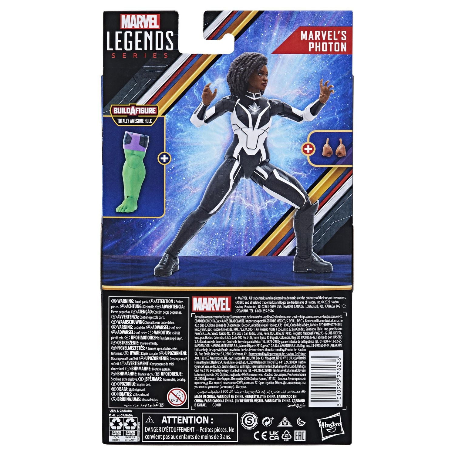 Marvel Legends Series Marvel’s Photon, The Marvels 6-Inch Collectible Action Figures, Toys for Ages 4 and Up