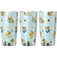thumbnail image 3 of Corgi 20oz Tumbler with Lid Funny Corgi Beach and Balls Vacuum Insulated Drinks Tea Beverages Cup Dog Lovers Gift Tumblers Travel Coffee Mugs for Cold and Hot Drinks, 3 of 6