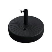 ACEGOSES Patio Umbrella HDPE Base 50lbs Round Water Filled Outdoor Umbrella Stand, Suitable up to 10ft Market Umbrella